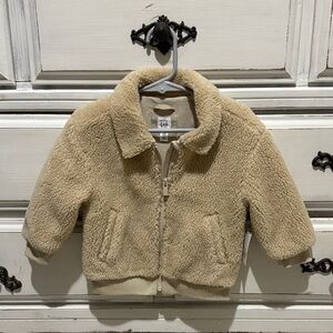 Baby Gap Tan Sherpa Kids Jacket 18-24 month